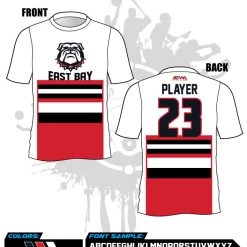 All The Way Live Designs East Bay Fall League Men's Sub Dye Jerseys