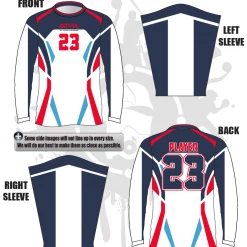 All The Way Live Designs New Arrivals Decorous Men's Long Sleeve Jersey