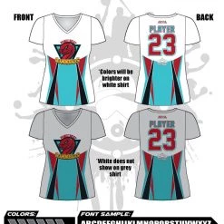 All The Way Live Designs Pinecrest Fall League Women's Sub Dye Jersey
