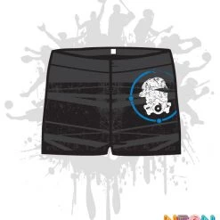 All The Way Live Designs Distressed Women's Compression Shorts