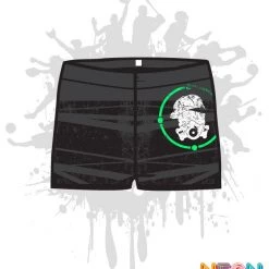 All The Way Live Designs Distressed Women's Compression Shorts