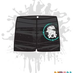 All The Way Live Designs Distressed Women's Compression Shorts