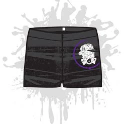 All The Way Live Designs Distressed Women's Compression Shorts