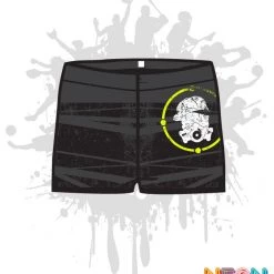 All The Way Live Designs Distressed Women's Compression Shorts