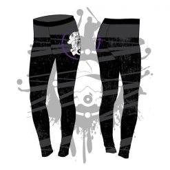 All The Way Live Designs Distressed Womens Leggings