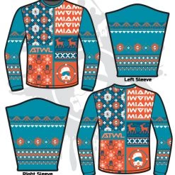 All The Way Live Designs Men Football ATWL Christmas Spirit Sweater-2