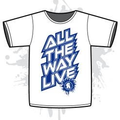 All The Way Live Designs Extreme College Edition White Sub Dye Jersey Men