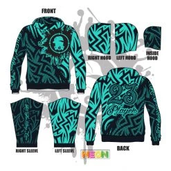 All The Way Live Designs Haze Maze Full Dye Hoodie