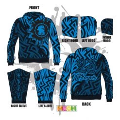 All The Way Live Designs Haze Maze Full Dye Hoodie