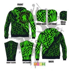 All The Way Live Designs Haze Maze Full Dye Hoodie