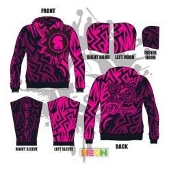 All The Way Live Designs Haze Maze Full Dye Hoodie