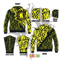 All The Way Live Designs Haze Maze Full Dye Hoodie