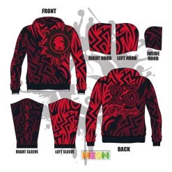 All The Way Live Designs Haze Maze Full Dye Hoodie