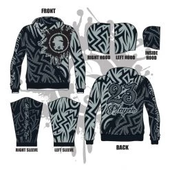 All The Way Live Designs Haze Maze Full Dye Hoodie