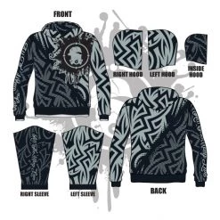 All The Way Live Designs Haze Maze Full Dye Hoodie