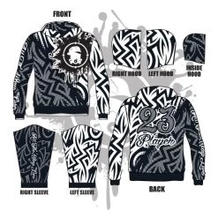 All The Way Live Designs Haze Maze Full Dye Hoodie