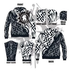 All The Way Live Designs Haze Maze Full Dye Hoodie
