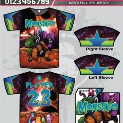 All The Way Live Designs Monstars Full Dye Jersey