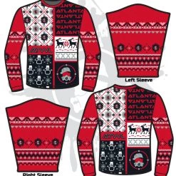 All The Way Live Designs Men Football ATWL Christmas Spirit Sweater-2