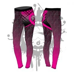 All The Way Live Designs Fight For Love Cancer Awareness Full Length Leggings