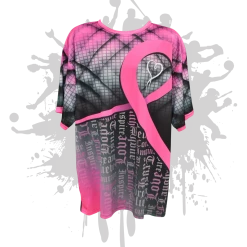 All The Way Live Designs Fight For Love Cancer Awareness Mens Full Dye Jersey