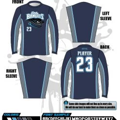 All The Way Live Designs Lady Bandits 10U Men's Long Sleeve Jersey