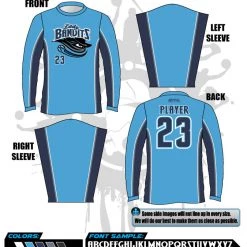 All The Way Live Designs Lady Bandits 10U Men's Long Sleeve Jersey