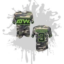 All The Way Live Designs Army Camo Tron Mens Full-Dye Jersey