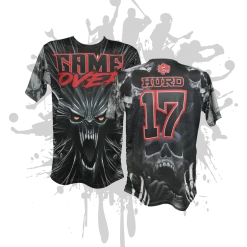 All The Way Live Designs Game Over Mens Full Dye Jersey