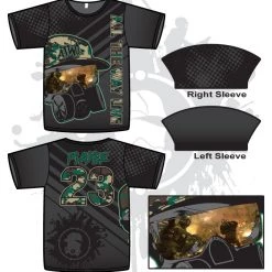 All The Way Live Designs Gas Mask Reflection Series Camo Mens Full Dye Jersey