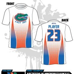 All The Way Live Designs East Bay Fall League Men's Sub Dye Jerseys