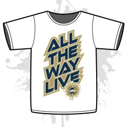 All The Way Live Designs Extreme College Edition White Sub Dye Jersey Men