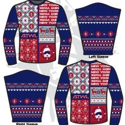 All The Way Live Designs Men Football ATWL Christmas Spirit Sweater-2