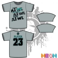 All The Way Live Designs Repeat Design Mens Grey Sub Dye Jersey