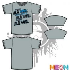 All The Way Live Designs Repeat Design Mens Grey Sub Dye Jersey