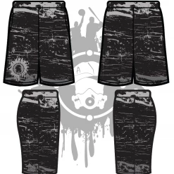 All The Way Live Designs Scratched Off Shorts