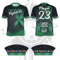 All The Way Live Designs Cancer Fighters Men's Jersey