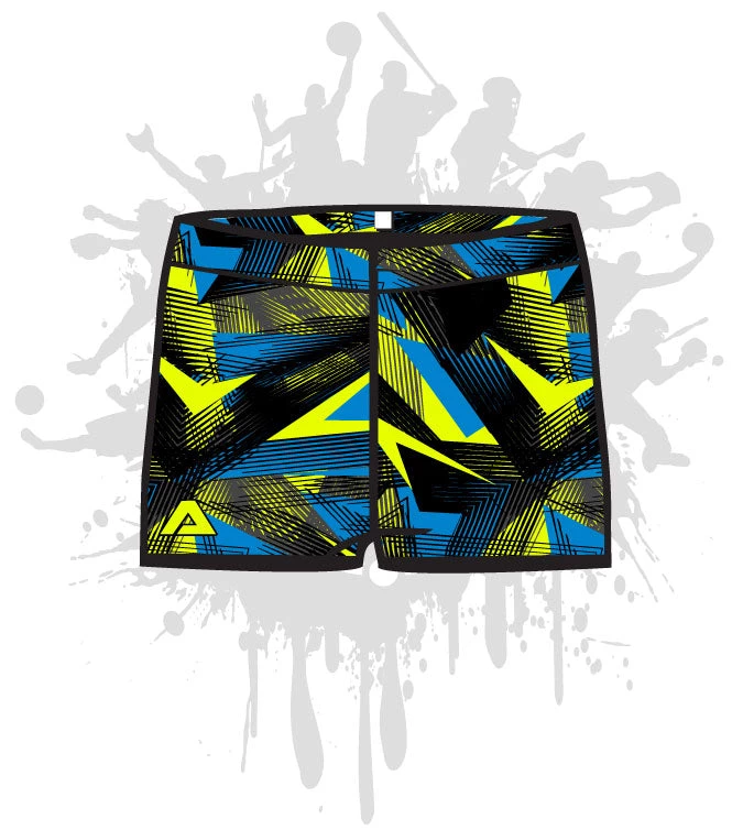 All The Way Live Designs Grunge Arrow Women's Compression Shorts 3 All The Way Live Designs Grunge Arrow Women's Compression Shorts