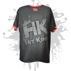 Hit Kings Bearded Skull Mens Full Dye Jersey Black/Red