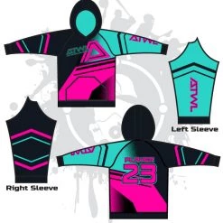 All The Way Live Designs Atomic Unisex Full Dye Hoody