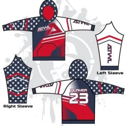 All The Way Live Designs Atomic Unisex Full Dye Hoody