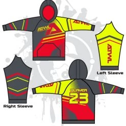 All The Way Live Designs Atomic Unisex Full Dye Hoody