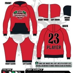 All The Way Live Designs 2022 Bloomingdale All Stars Full Dye Hoody