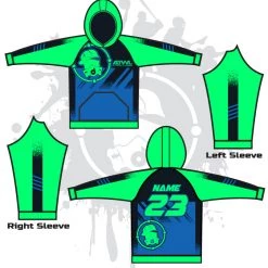 All The Way Live Designs Hoodies Vaporize Unisex Full Dye Hoody