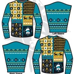 All The Way Live Designs Men Football ATWL Christmas Spirit Sweater-2