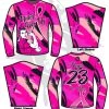 All The Way Live Designs Never Give Up Breast Cancer Awareness Mens Full Dye Long Sleeve Jersey