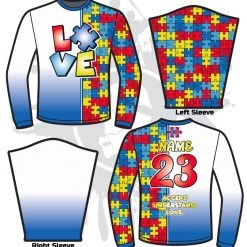 All The Way Live Designs Love Needs No Words Longsleeve Full Dye Jersey Men