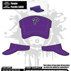 All The Way Live Designs Pinecrest Fall League Visors