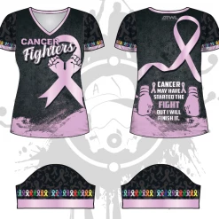 All The Way Live Designs Themes Cancer Fighters Women's Jersey