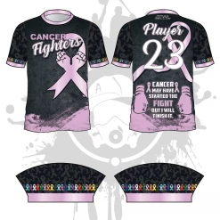 All The Way Live Designs Cancer Fighters Men's Jersey